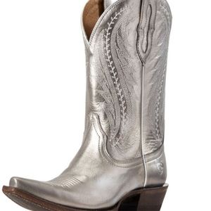 ISO - Ariat Metallic Silver Boots. Size 7.5